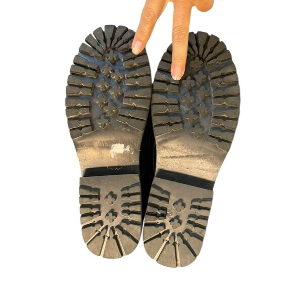 UNIF Women's 90s Black Class Shoe Buckle Platform Shoes Size 9 Y2K Grunge - Picture 10 of 16